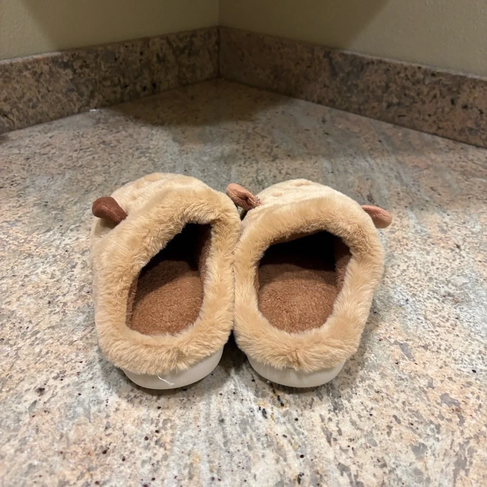 Kids Cute Dog Plush Slippers